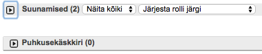 Suunamiste plokk suletud asendis Suunamiste plokk suletud asendis